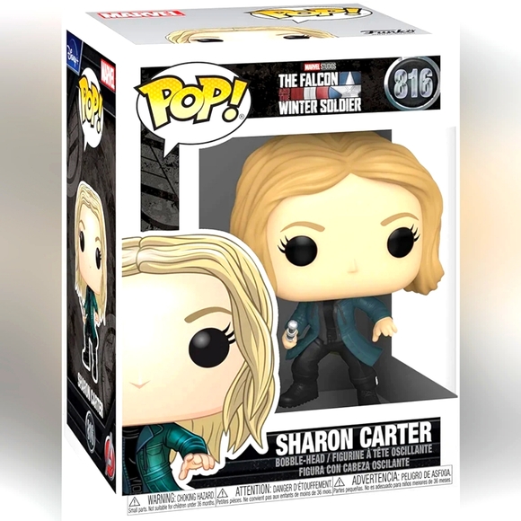 Funko Pop Marvel The Falcon and The Winter Soldier Sharon Carter #816 - Picture 1 of 2